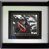 A23. Framed photo of London Underground with Big Ben. 19” x 23” - $38